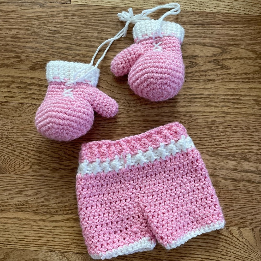 Baby Boxer Outfit - Pink (NB)